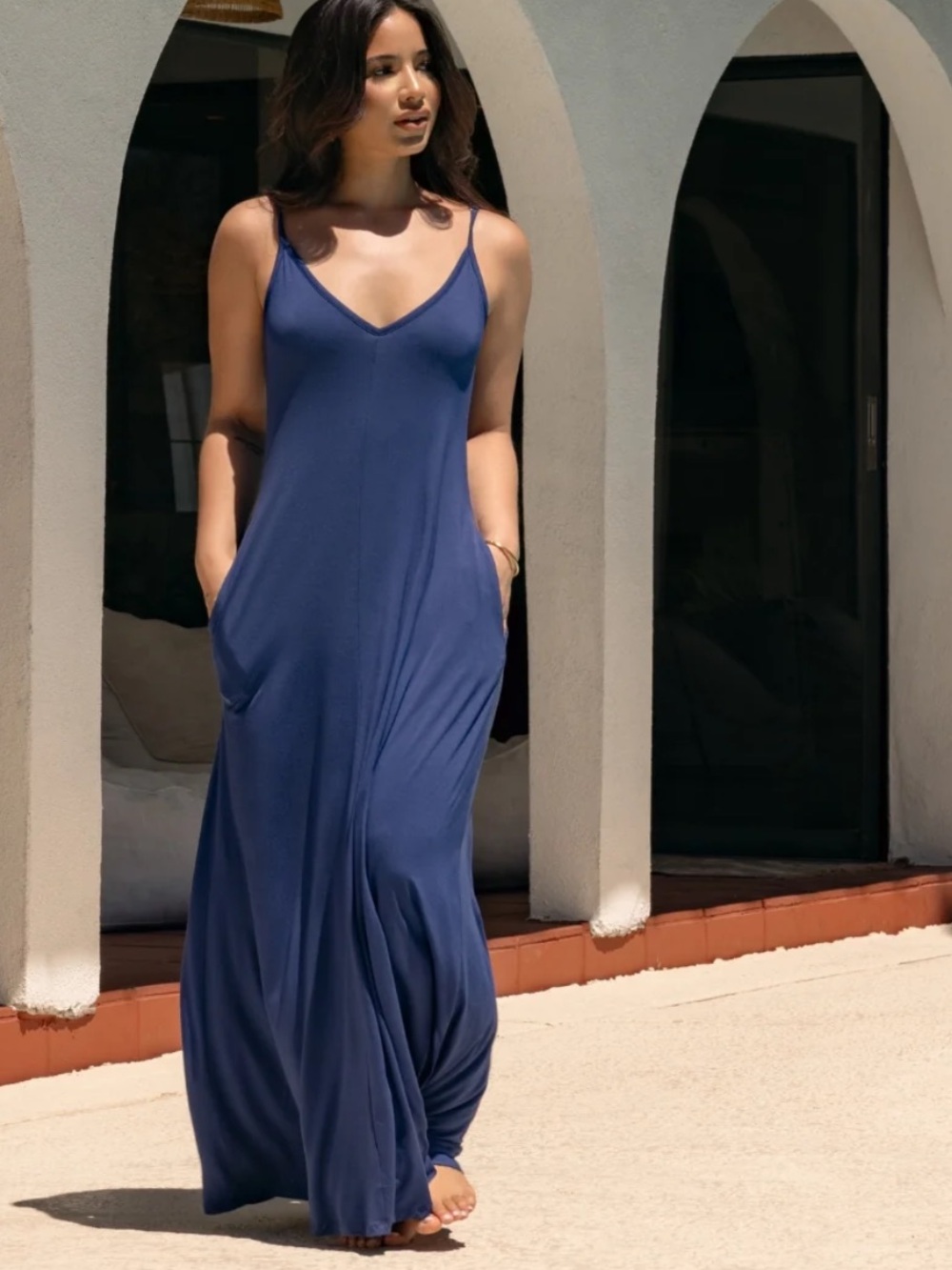 Skivys Goddess Gown Navy M